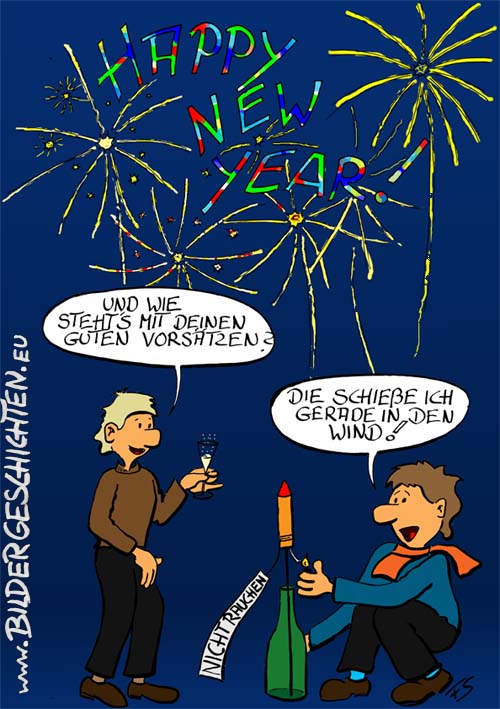 Cartoon: Neujahr