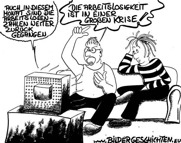 Arbeitslosigkeit Comic