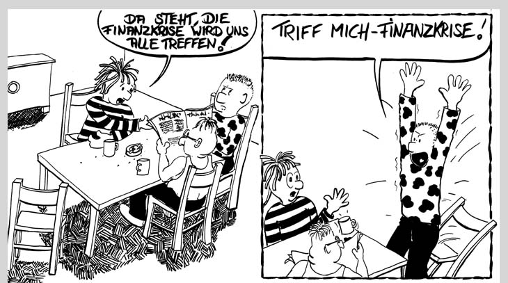 Finanzkrise Comic