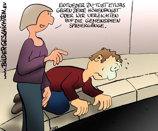 Hhenangst  - Cartoon