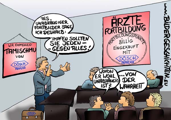 Impfen Karikatur