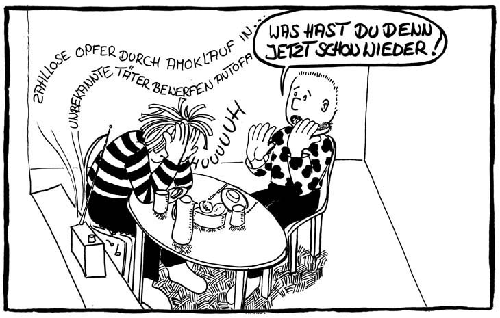 Nachrichten Comic cartoon