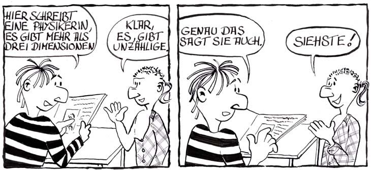 Physik-Comic