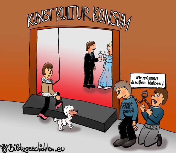 Soziale Ungleichheit Karikatur