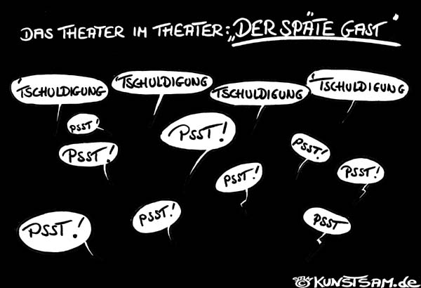 Zu spt kommen Cartoon